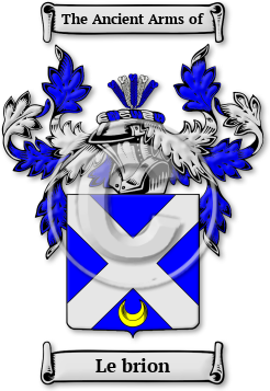 Le brion Family Crest Download (jpg) Legacy Series - 150 DPI